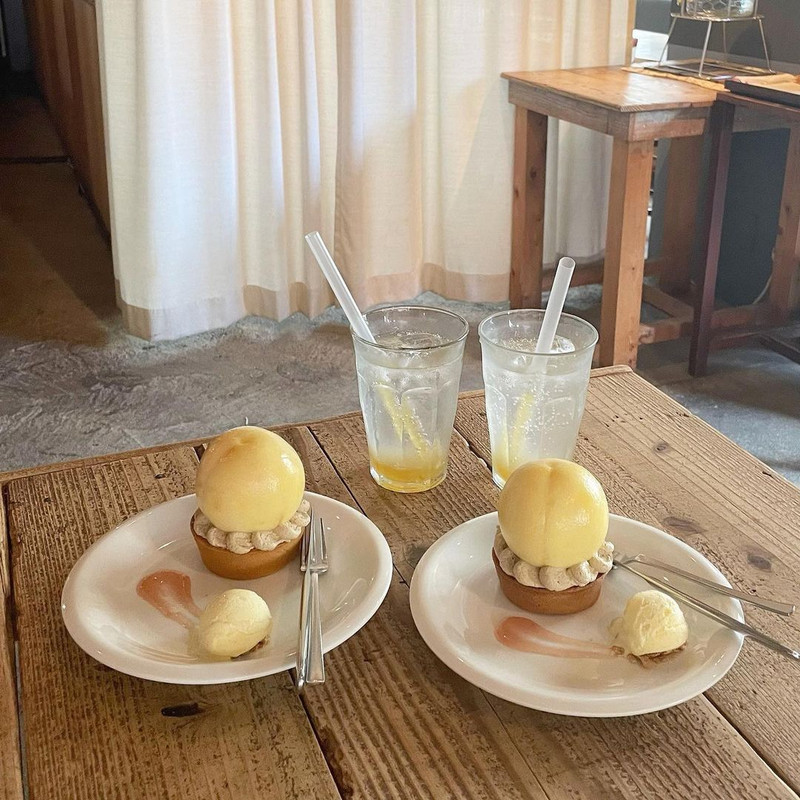 北野のカフェレストラン「トリトンカフェ」は季節のフルーツを使ったスイーツが人気 / 1