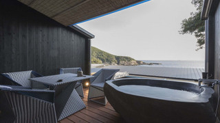 和室　角部屋　露天風呂付　シービュー　上層階