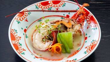 会席料理のメニュー例(1) / 2