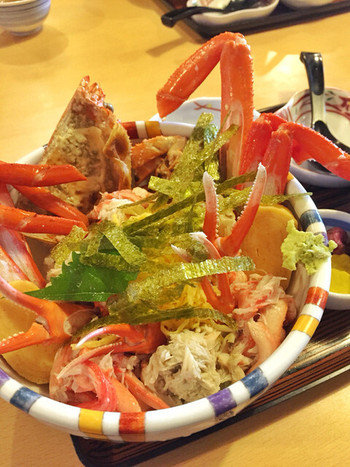 「味処・民宿 まつや」 料理 49681693 カニ丼@1296円