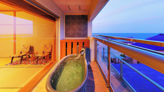 露天風呂付客室 バルコニー