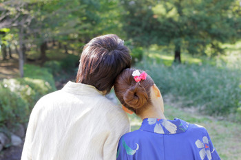 couple in yukata