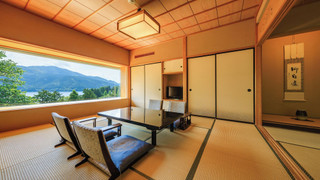 芦ノ湖を一望する湖畔 プライベート温泉ルーム 禁煙