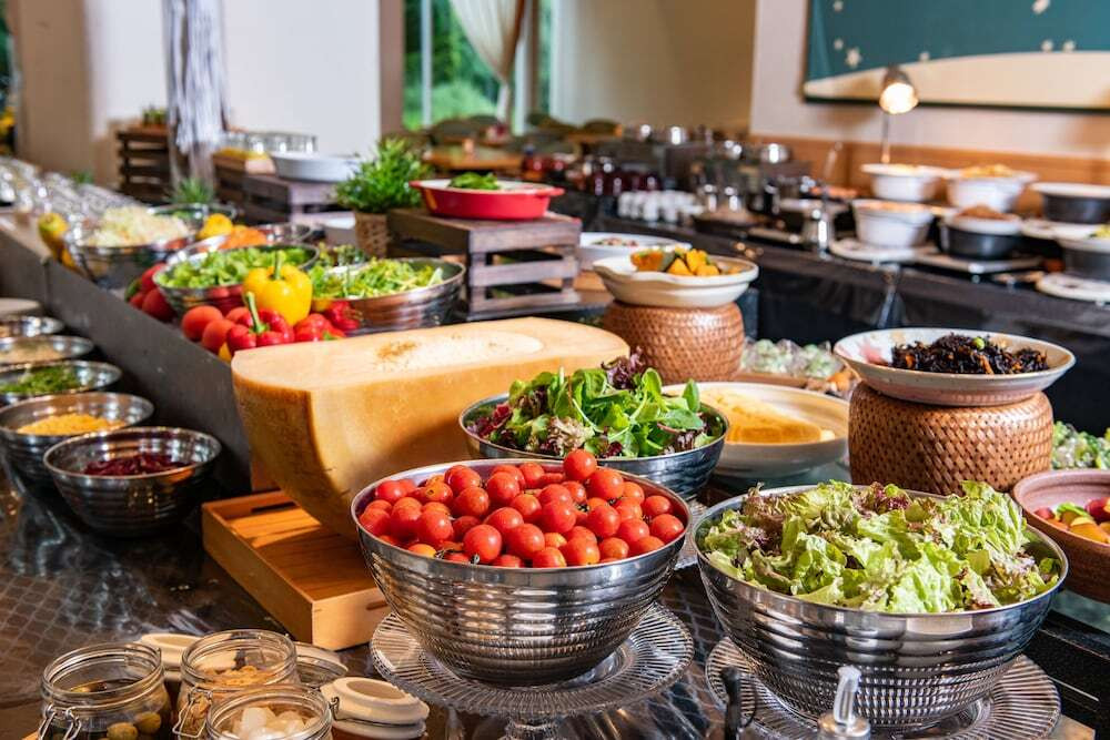 朝食ビュッフェ