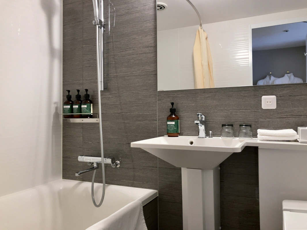 バスルームも綺麗です