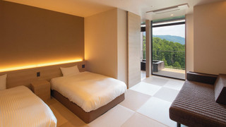 [禁煙] スーペリア露天風呂付和ベッドツインシャワーのみ