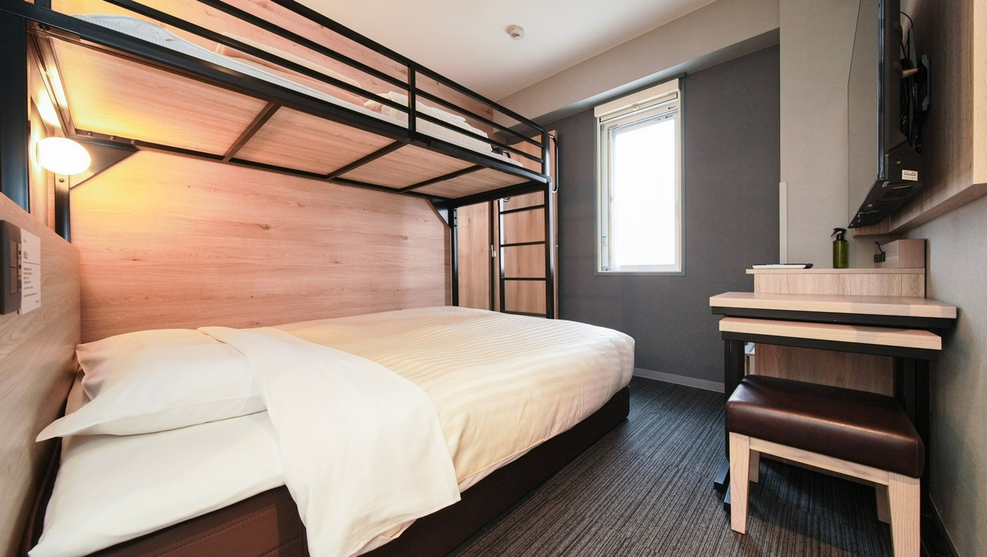 秘密基地のようなロフトベッド付き客室にワクワク！3980274