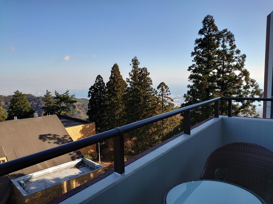 部屋からの視界悪し