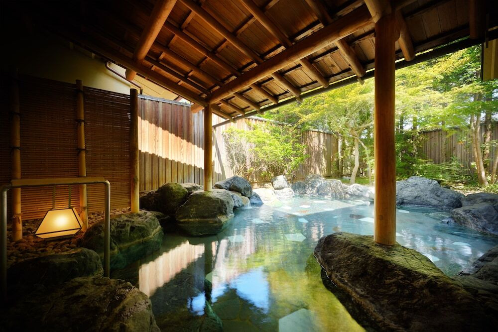温泉露天風呂で身も心も温まる♡4778098