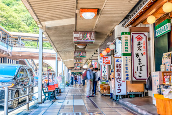 Hakone Yumoto Kanagawa Odakyu Line Hakone Yumoto Station shopping street