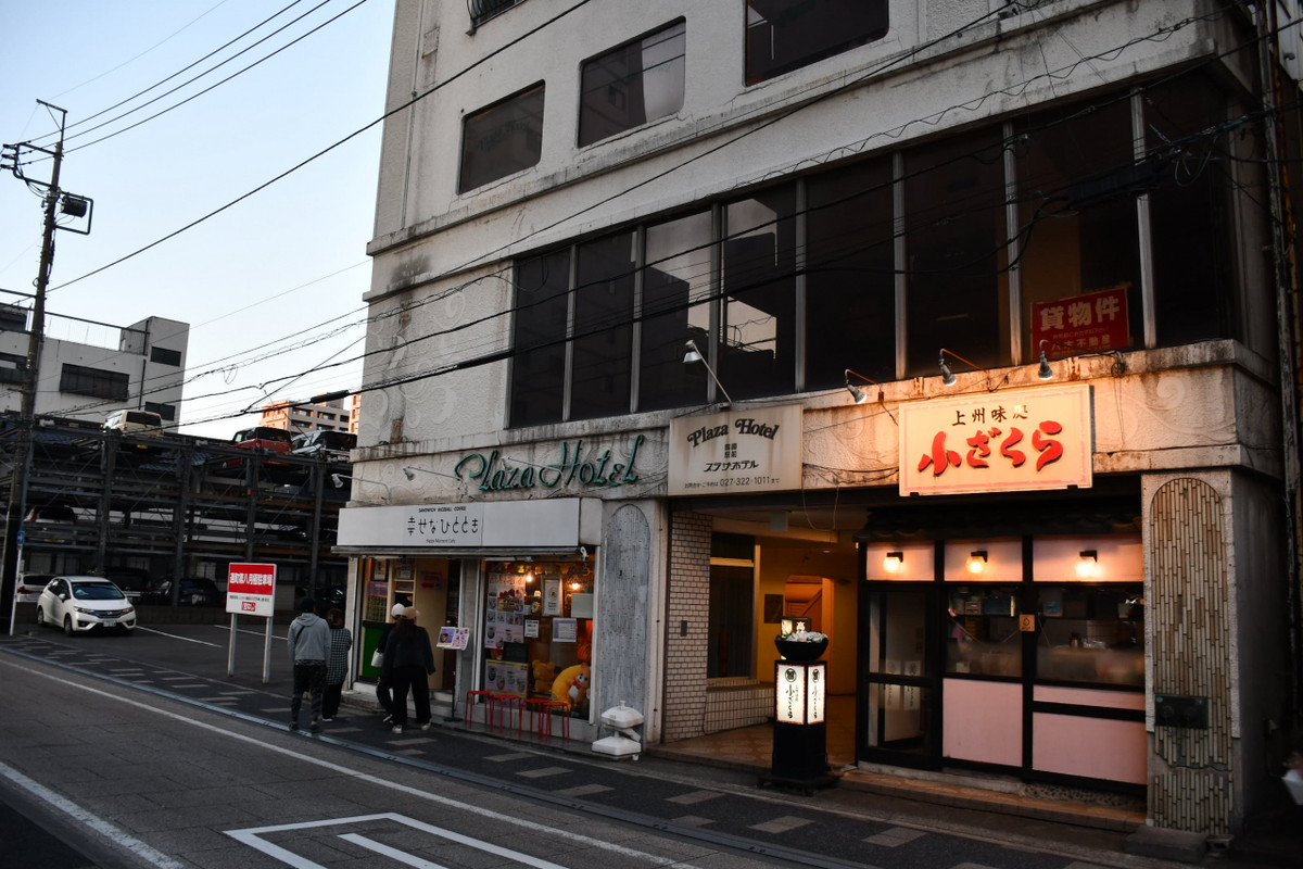 宿の入り口付近