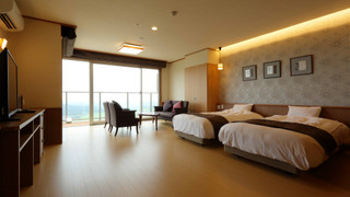 【特別室】露天風呂付き客室＜禁煙和洋室＞ [特別室] [和洋室] [禁煙] [夜景がきれい]