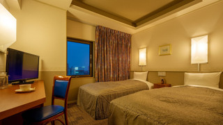 ベーシック ツインルーム シングルベッド 2 台 禁煙