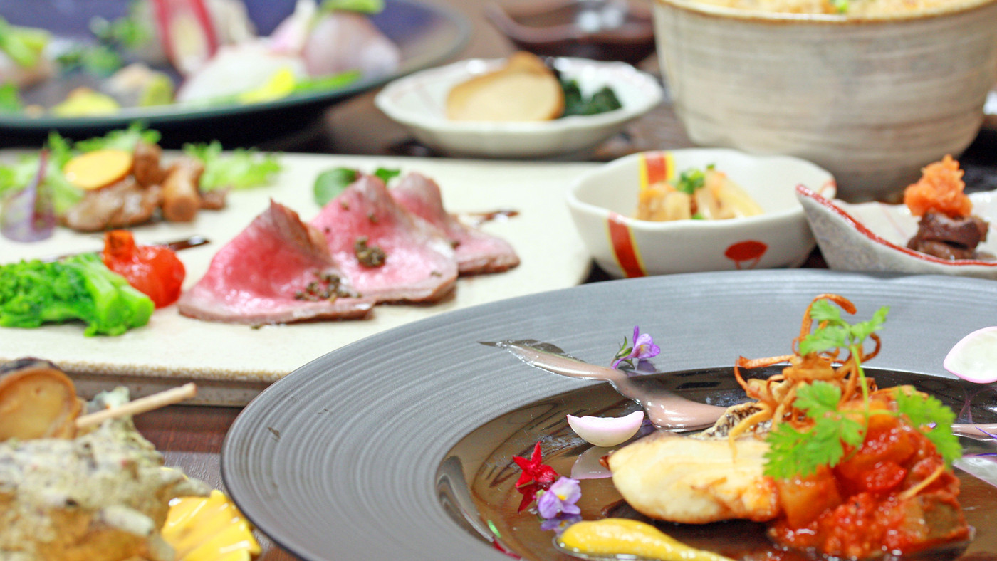 食事は名物の石焼き料理を堪能♪湯めぐりを楽しむ3421024