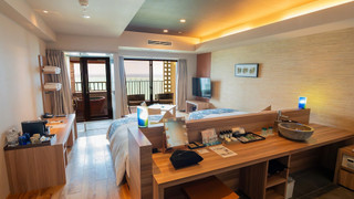 クラブフロア按司/温泉露天風呂/ツイン/オーシャンビュー