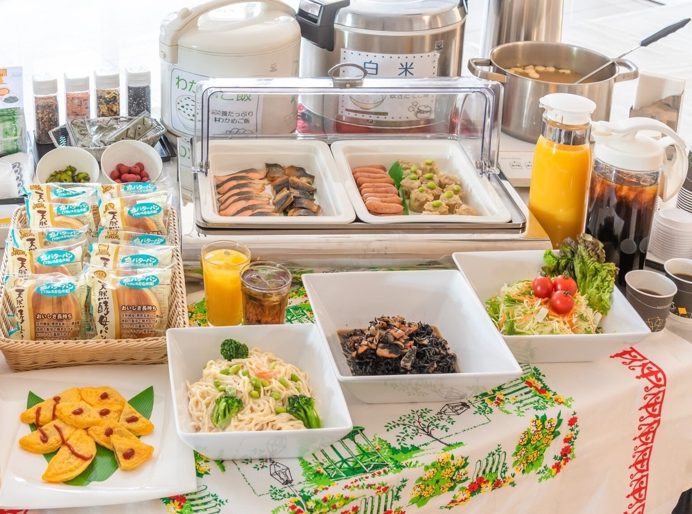 無料の朝食が嬉しい。川越観光の拠点にぴったり3425336