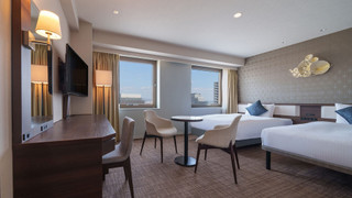 プレミア デラックス ツインルーム高層階 禁煙 (ラウンジアクセス付き)