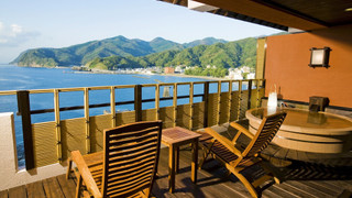 駿河湾側・露天風呂付/贅の和洋室