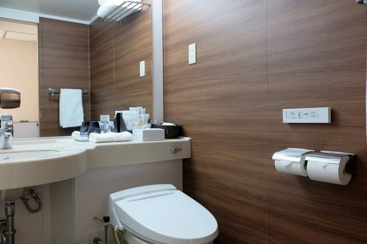 比較的近年改装されたバスルーム