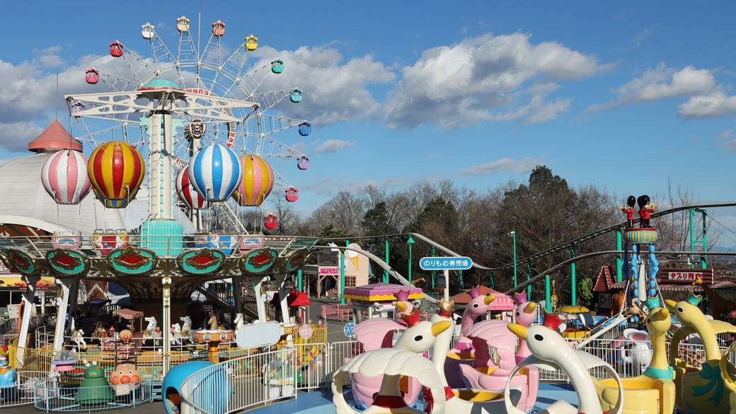 園内には遊園地エリアも / 4