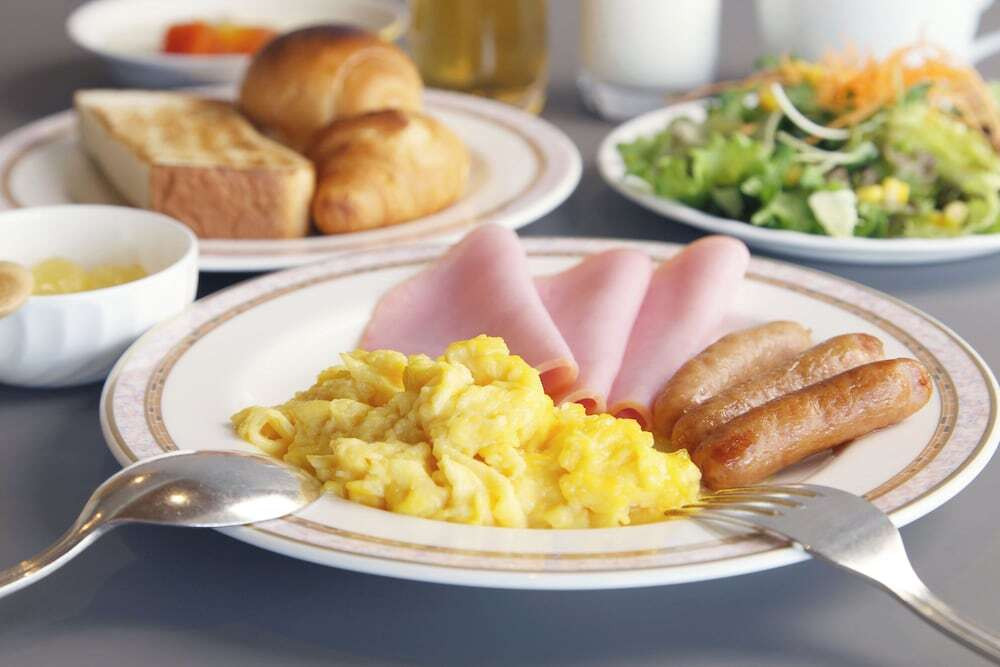 朝食ビュッフェ