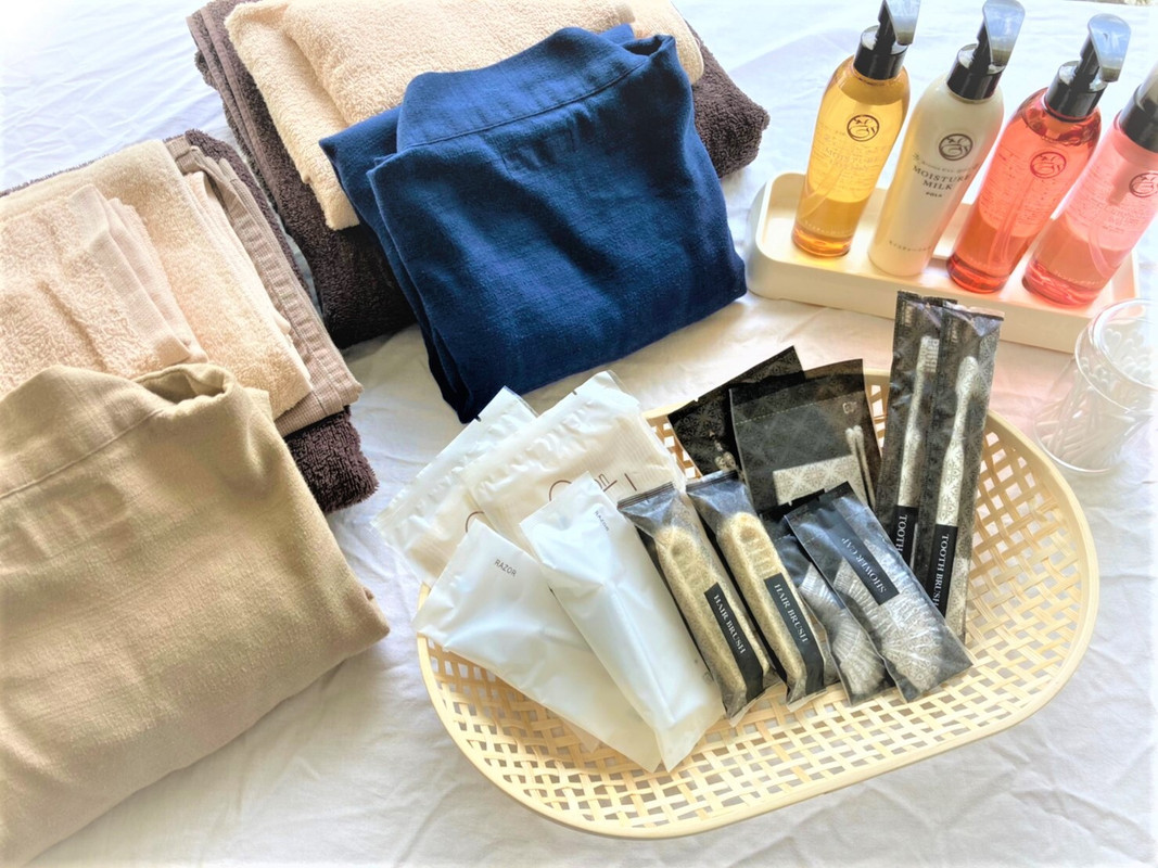 作務衣やアメニティ