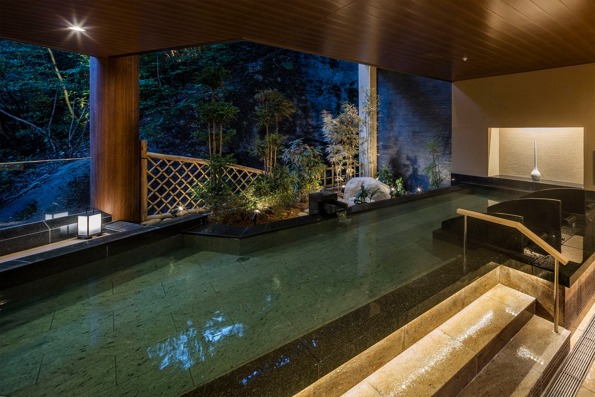 樹林の湯 殿方大浴場 露天風呂