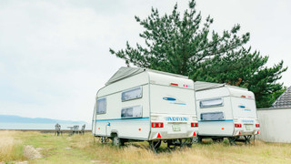 トレーラーハウス [ツインルーム] [禁煙] [海が見える]