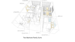 2ベッドルームファミリースイート 禁煙