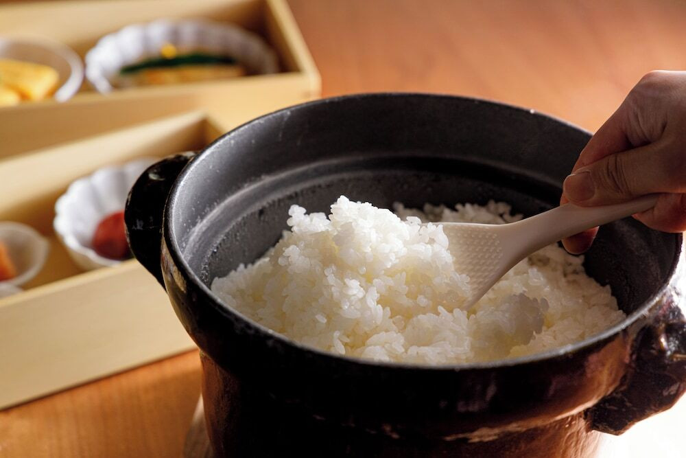 朝食／釜炊きごはん