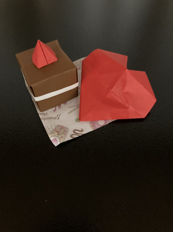 部屋にあった折り紙