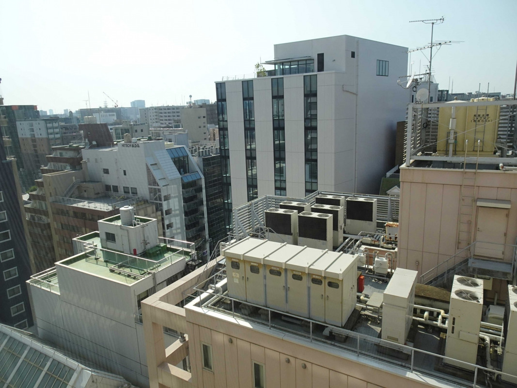 窓からの眺めはあまり良くないですね