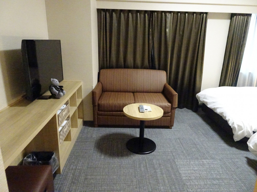 宿泊したスーペリアツインルーム、ソファーベッド付き