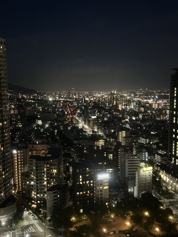 部屋からの夜景