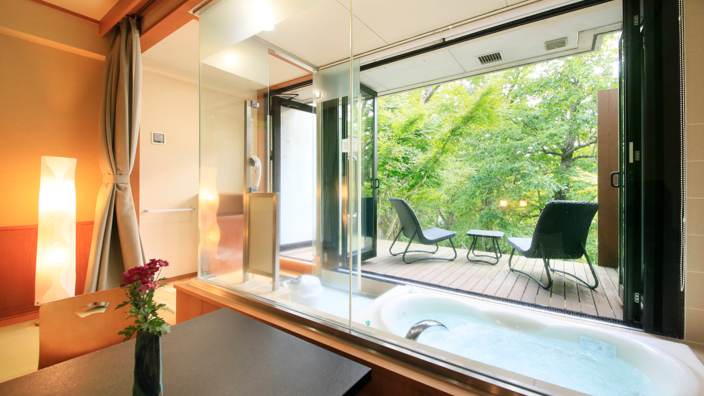 半露天風呂付和室③