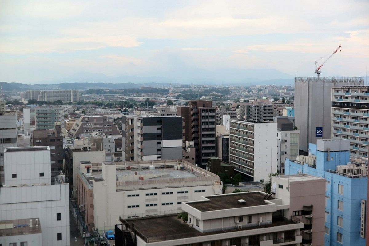 残念！今日は富士山が見られません