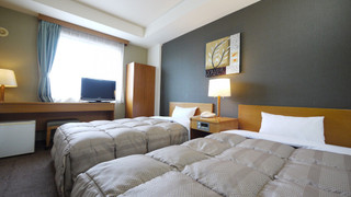 ツインルームシングルサイズベッド 2 台禁煙