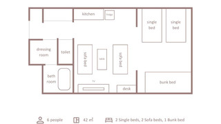 スーペリアファミリーロフトベットルーム（Ａ）