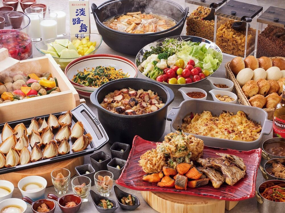 朝食ビュッフェ