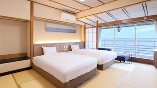 [禁煙] スタンダード和ベッドツイン 内風呂なし