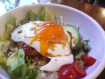 「ハナオカフェ 柏店」料理 736952 目玉焼き　いー感じ