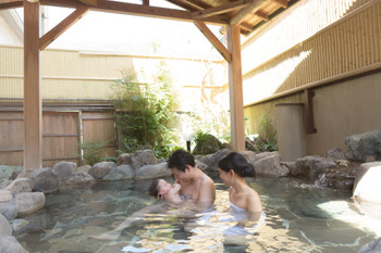 Hot spring trip 8 months old