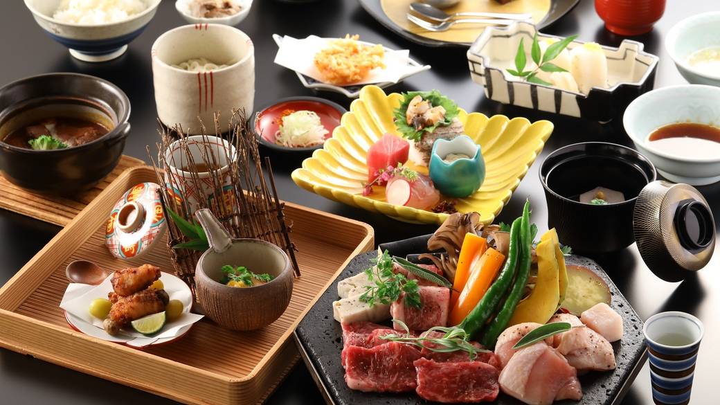 お肉の溶岩焼き一例 / 3