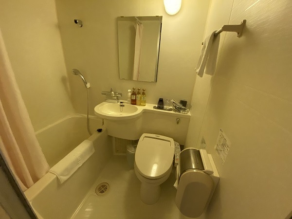 ドーミーインでは珍しい3点ユニット