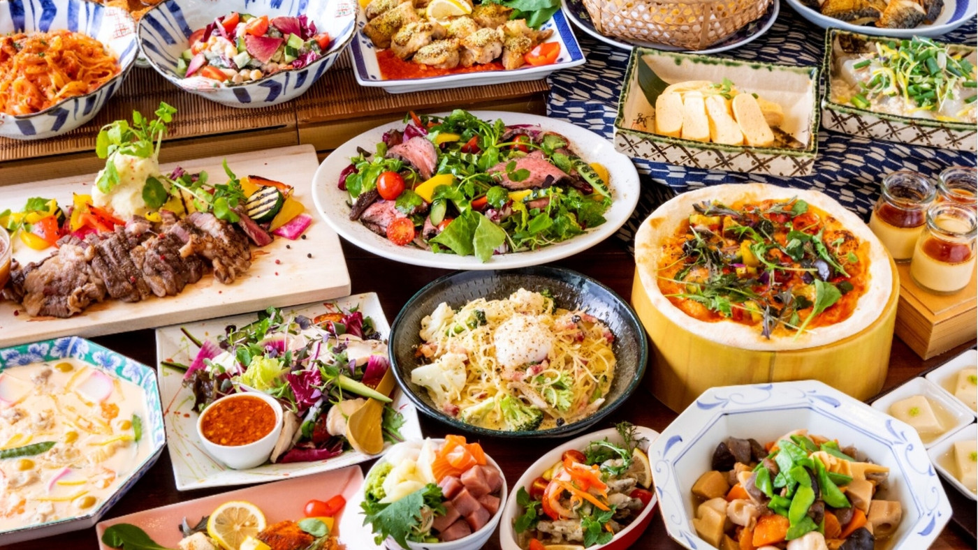 中洲川端駅から徒歩約2分♩郷土料理が満載の朝食バイキングに舌鼓3392158