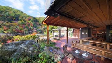 足湯カフェ「espo」と「鬼怒楯岩大吊橋」 / 3