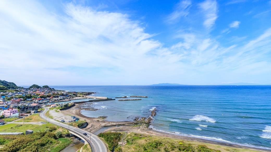 海沿いをドライブして
「平砂浦海岸」へ / 1