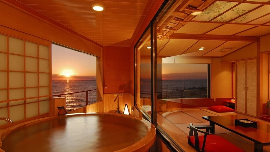 夕日を眺めながらお食事を♪全室から西伊豆の海を臨めるお宿4240837