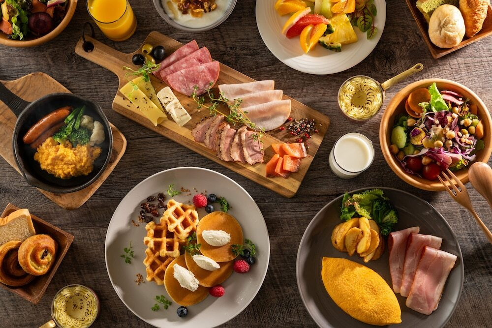 朝食ビュッフェ