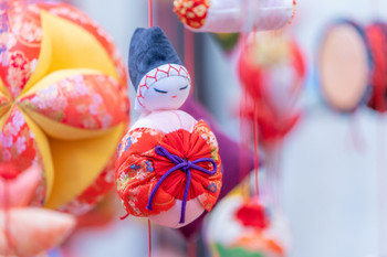 Hanging dolls of Inatori onsen